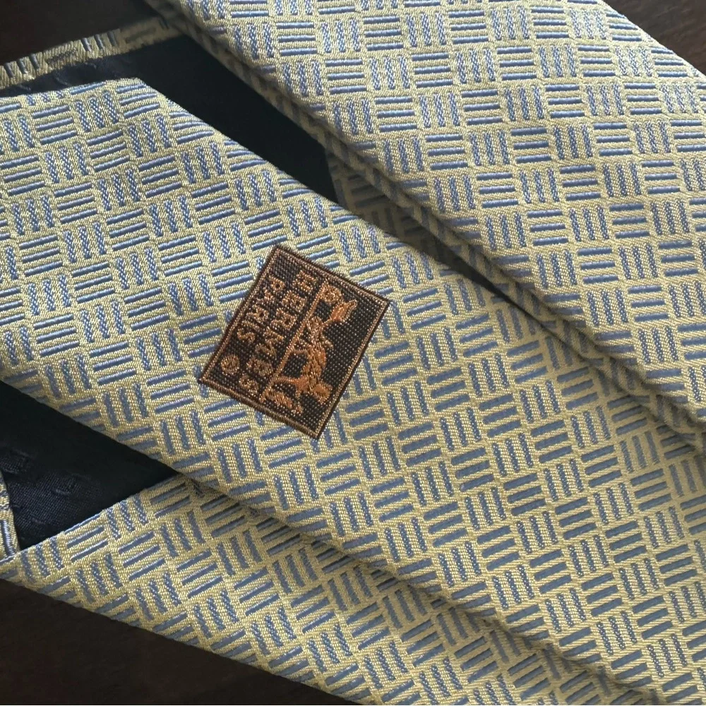 Hermes printed tie - Picture 4 of 4